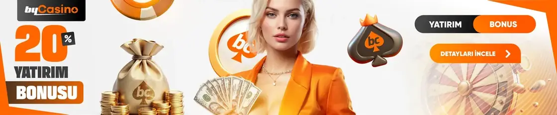 VIP %20 yatırım bonusu banneri