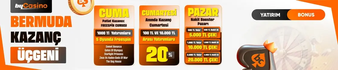 Cuma, cumartesi ve pazar kampanyaları banneri